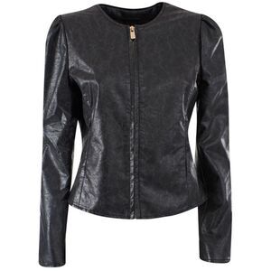 Yes Zee PU Leather Jacket Model YE14611 Women Black Jackets & Coats